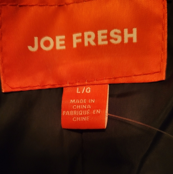 Joe Fresh Gray & Black Plaid Coat - Picture 8 of 9
